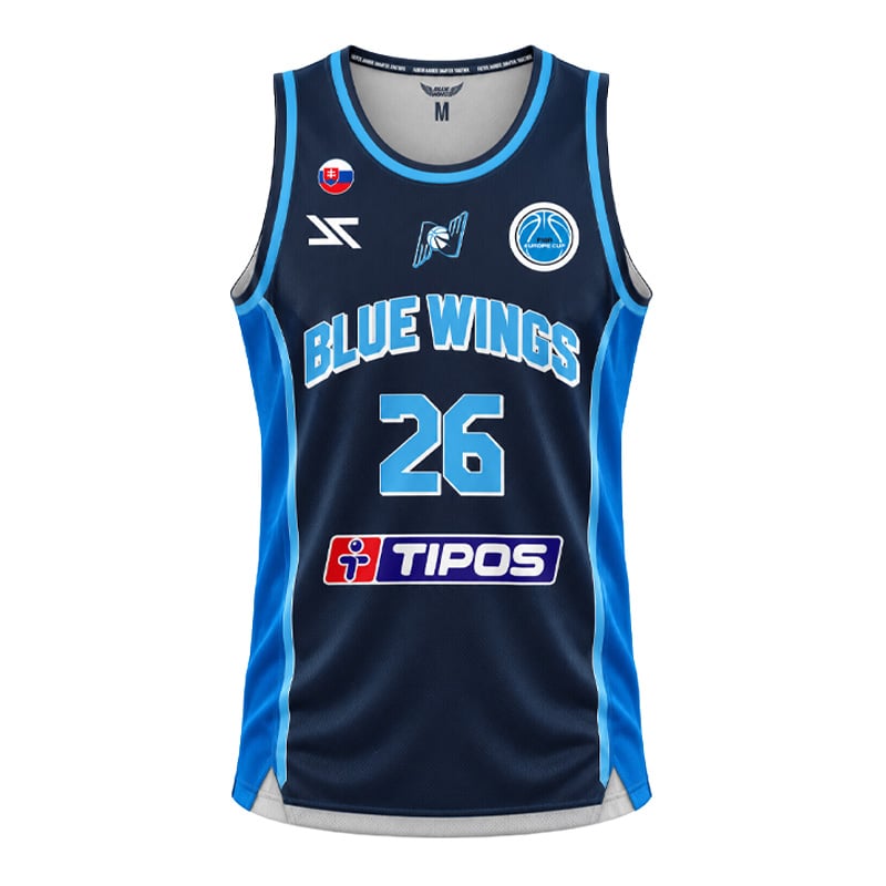 PREDOK_FEC_MODRY ZÁPASOVÝ / FAN DRES FEC 26/27 HOSTIA NITRA BLUE WINGS – Obrázok 1