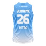 SBL 26/27 HOME MATCH / FAN JERSEY – NITRA BLUE WINGS - Image 2